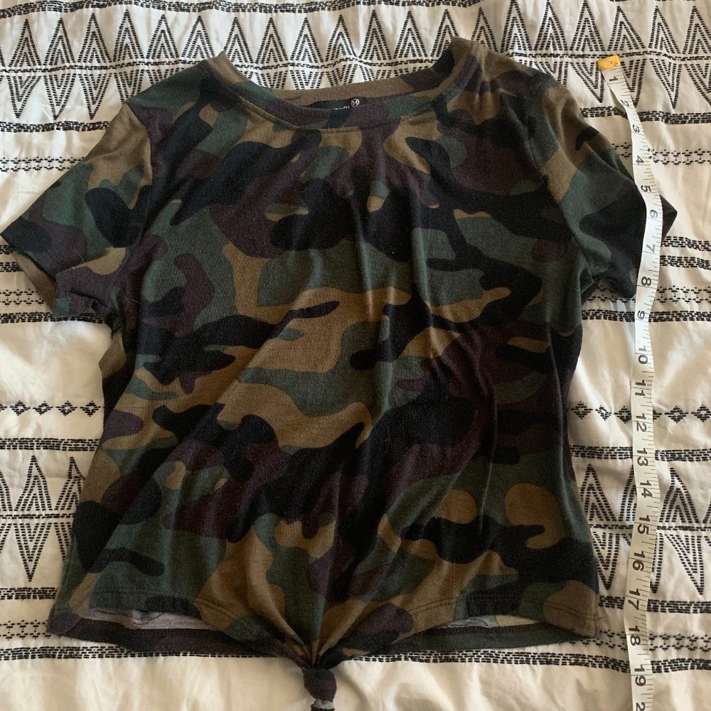 Popular Camo Crop Top